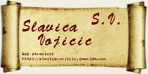 Slavica Vojičić vizit kartica